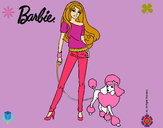 Dibujo Barbie con look moderno pintado por tatiana125