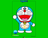 Dibujo Doraemon pintado por sergibo