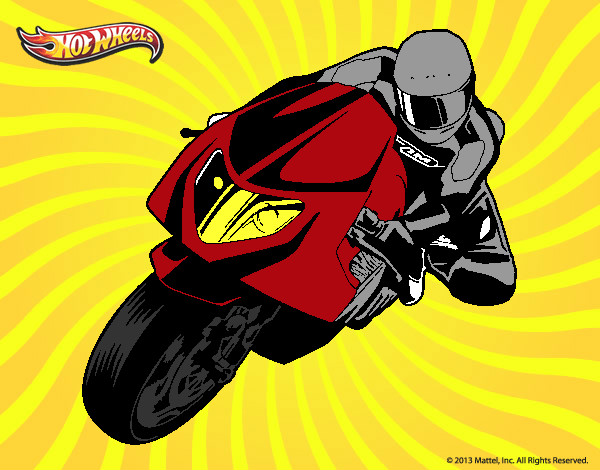 Dibujo Hot Wheels Ducati 1098R pintado por juanitopri
