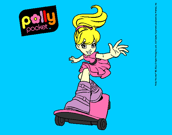 Dibujo Polly Pocket 7 pintado por crusita