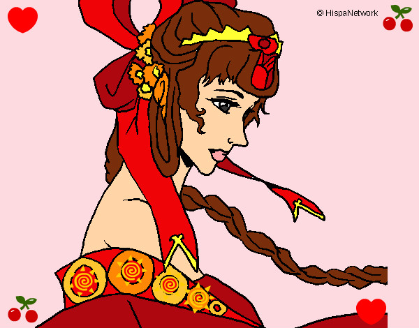 Dibujo Princesa china pintado por kirino12