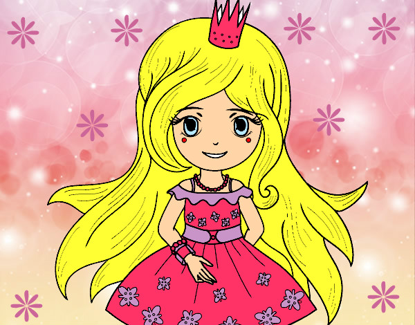 Dibujo Princesa primavera pintado por mar231002