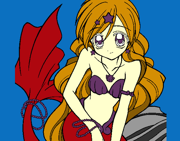 Dibujo Sirena 3 pintado por rayark