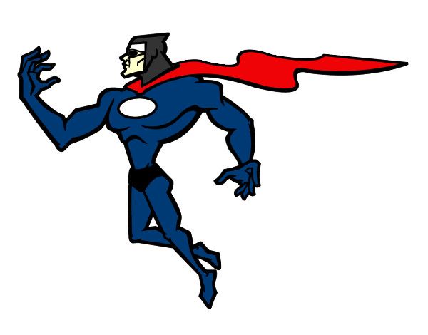 Dibujo Superhéroe poderoso pintado por braya124