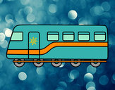 Dibujo Tren de pasajeros pintado por jorge05