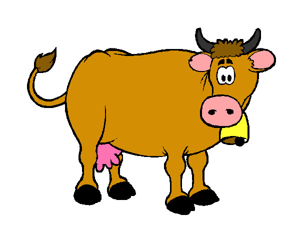 Dibujo Vaca lechera pintado por meky