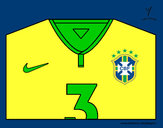 Dibujo Camiseta del mundial de fútbol 2014 de Brasil pintado por player