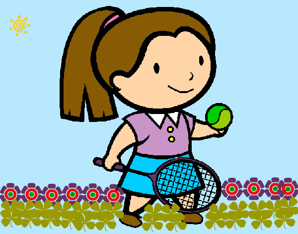 Dibujo Chica tenista pintado por tynyjb10