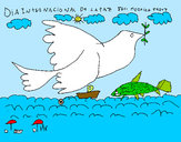 Dibujo Día Internacional de la Paz pintado por imelda123