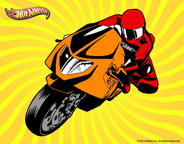 Dibujo Hot Wheels Ducati 1098R pintado por axelrito