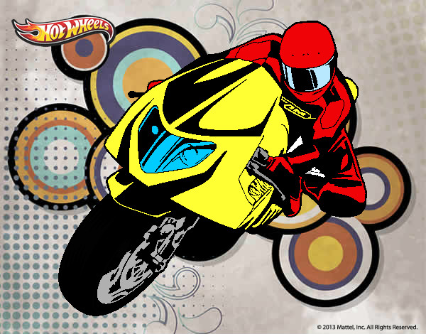 Dibujo Hot Wheels Ducati 1098R pintado por uzias