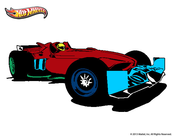 Dibujo Hot Wheels Tyrrell P34 pintado por farriss7
