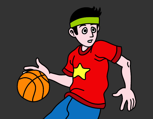 Dibujo Jugador de básquet junior pintado por murano