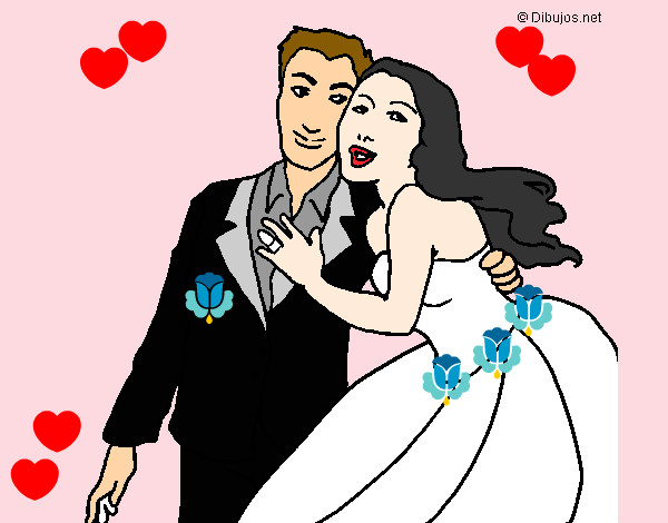 Dibujo Marido y mujer pintado por pituf