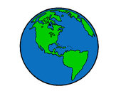 Dibujo Planeta Tierra 1 pintado por lenin1