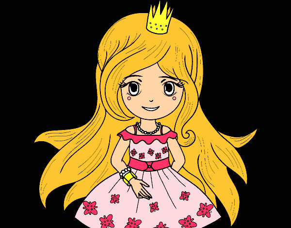 Dibujo Princesa primavera pintado por jacquiii