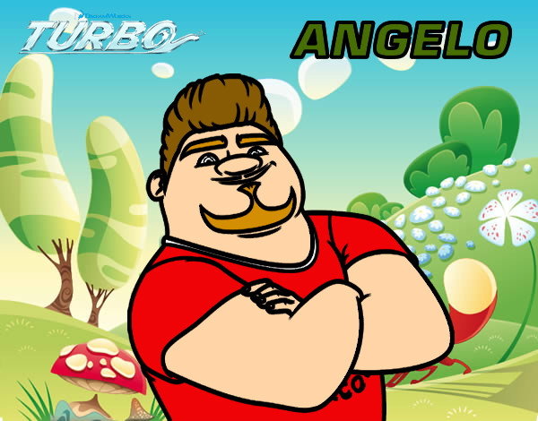 Dibujo Turbo - Angelo pintado por egalito
