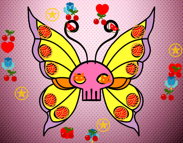 Dibujo Mariposa Emo pintado por IARAFLOR