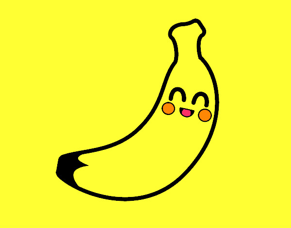 Dibujo Plátano de Canarias pintado por andyv