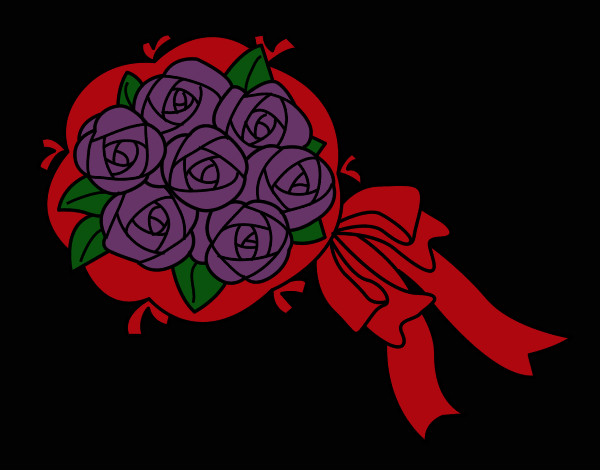 Dibujo Ramo de gardenias pintado por rayark
