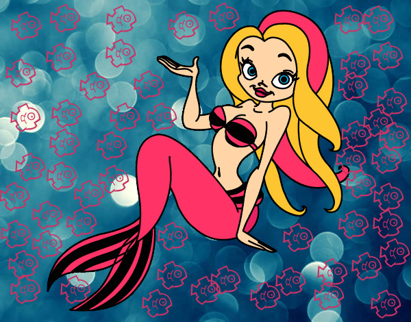 Dibujo Sirena sexy pintado por Kitty_Hair