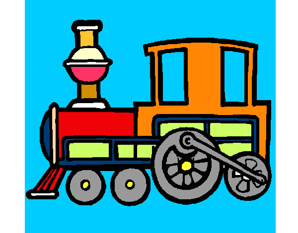 Dibujo Tren 2 pintado por Jesanvaz
