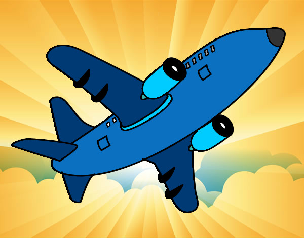 avion azul de el xavi
