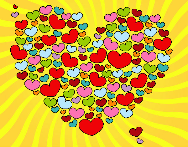 Dibujo Corazón de corazones pintado por TAKEN