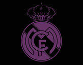 Dibujo Escudo del Real Madrid C.F. pintado por harr