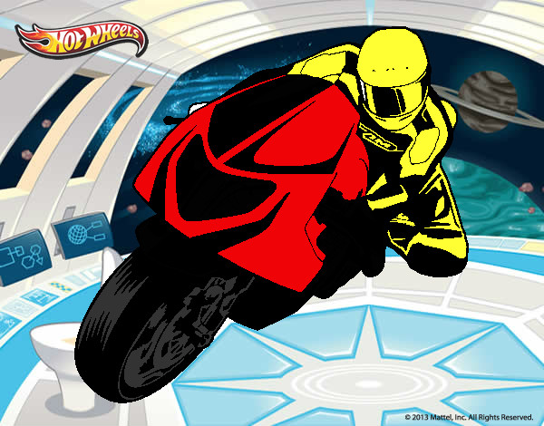 Dibujo Hot Wheels Ducati 1098R pintado por sadaga27