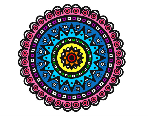 Dibujo Mandala étnica pintado por Gusanobel