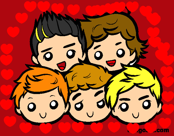 Dibujo One Direction 2 pintado por vanes25
