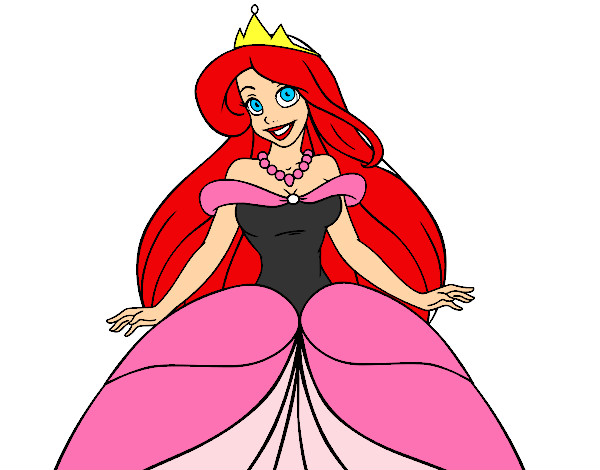 Dibujo Princesa Ariel pintado por ginnys