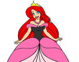 Dibujo Princesa Ariel pintado por ginnys