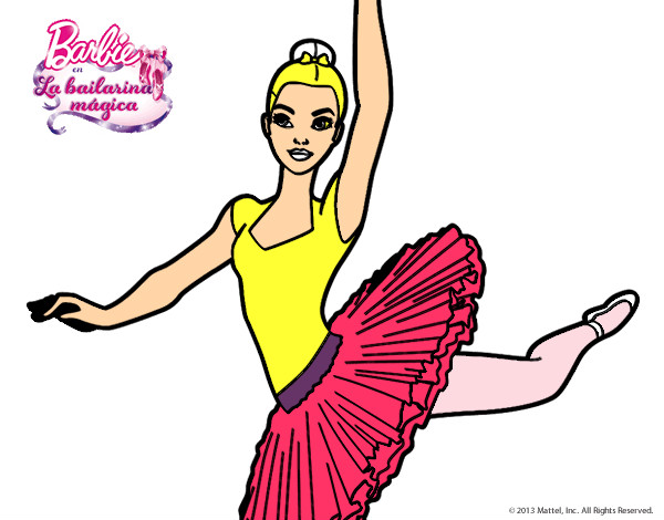 Dibujo Barbie en segundo arabesque pintado por rolarr