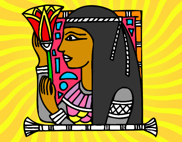 Dibujo Cleopatra pintado por agustinatu