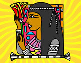Dibujo Cleopatra pintado por agustinatu