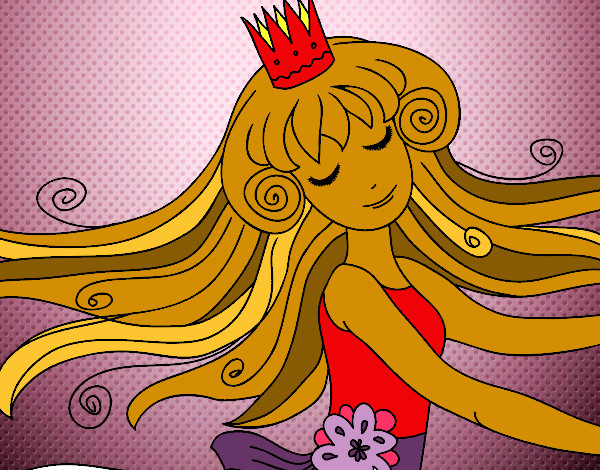 Dibujo Dulce princesa pintado por prhaxks