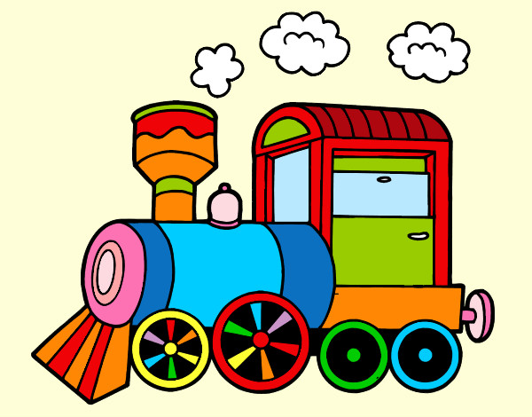 Dibujo Locomotora de vapor pintado por giltec