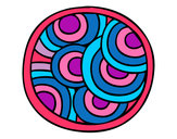 Dibujo Mandala circular pintado por rjja  