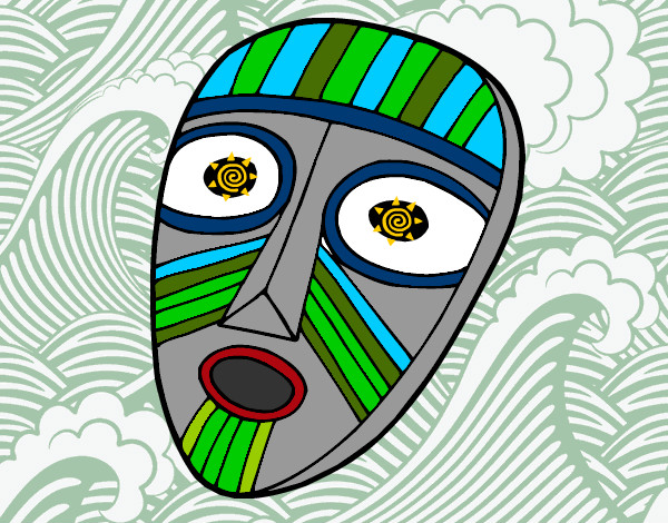 Dibujo Máscara sorprendida pintado por Victoria28