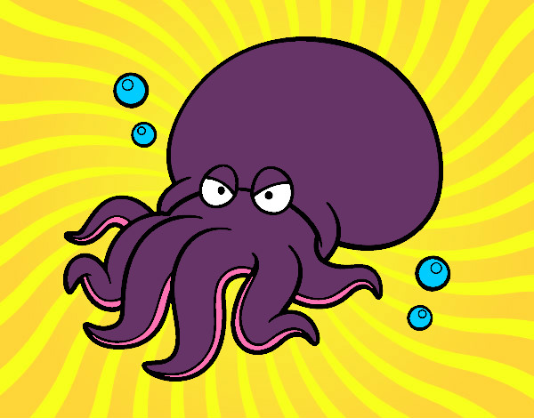 Dibujo Octopoda pintado por axelrito