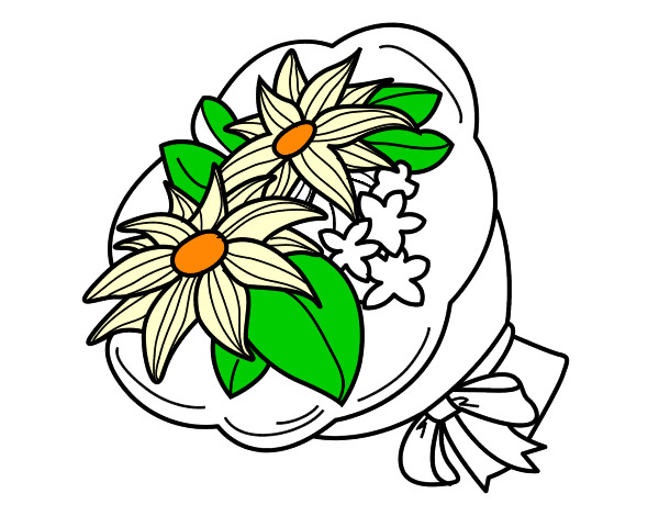 Dibujo Ramo de crisantemos pintado por MARIMAMEN