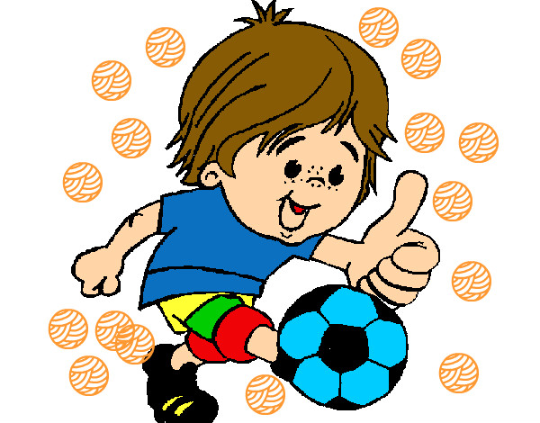 Dibujo Chico jugando a fútbol pintado por KarlitaEst