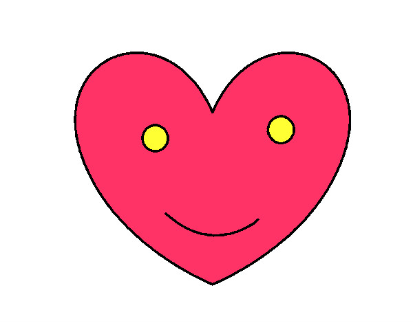 Dibujo Corazón contento pintado por JIMENAMEJI