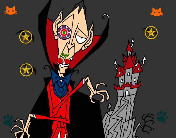 Dibujo El conde Drácula pintado por michelleg2