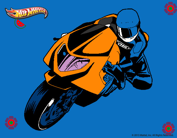 Dibujo Hot Wheels Ducati 1098R pintado por adonis25