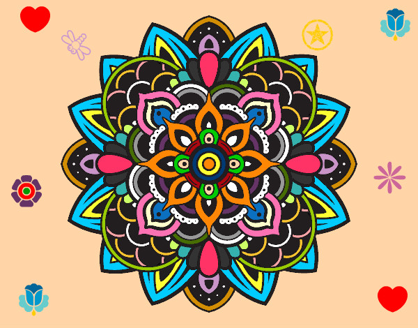 Dibujo Mandala decorativa pintado por olga63
