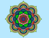 Dibujo Mandala flor oriental pintado por salome153