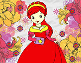 Dibujo Princesa de gala pintado por lucianav
